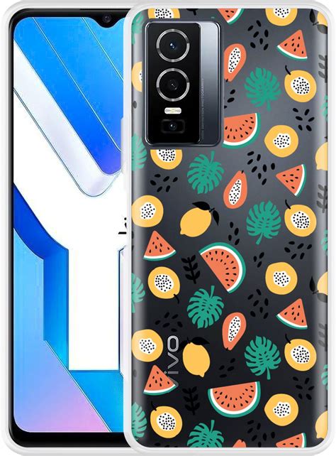 Vivo Y76 Hoesje Tropical Fruit Designed By Cazy Bol