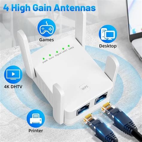 Amplificateur Wifi Mbps Amplificateur De Signal Sans Fil Avec