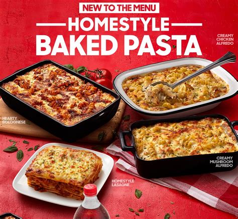 Pizza Hut Menu Pasta Dishes