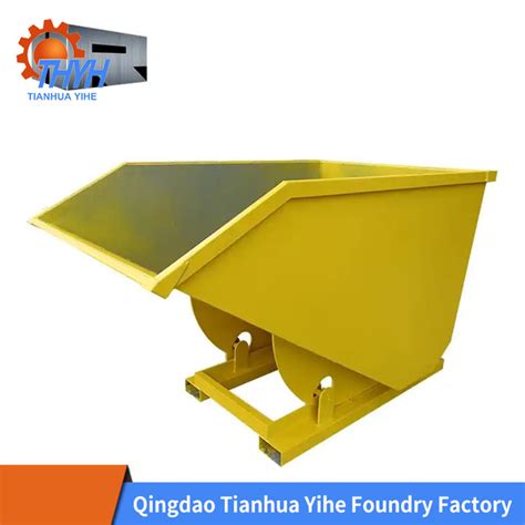 Customizable Large Capacity Tipping Bin/Self Dumping Hopper/Forklift Attachments Scrap Waste ...