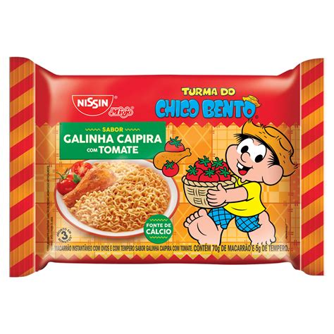 Macarr O Instant Neo Galinha Caipira Tomate Turma Do Chico Bento