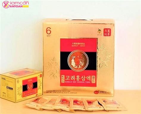 Nước Hồng Sâm Kgs Korean Red Ginseng Tonic Hàn Quốc Hộp 60 Gói Giá Bao Nhiêu Mua Ở Đâu