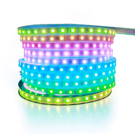 Buy ALITOVE WS2811 Addressable RGB LED Strip Light 24V 32 8ft 600 LEDs