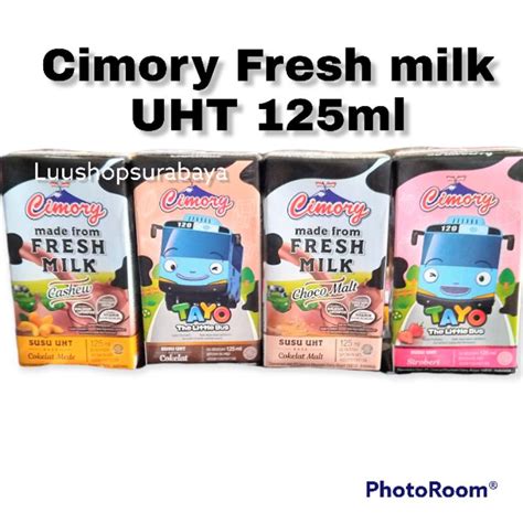 Jual Cimory Fresh Milk Cimori Susu Uht Rasa Coklatstrawberrycashew