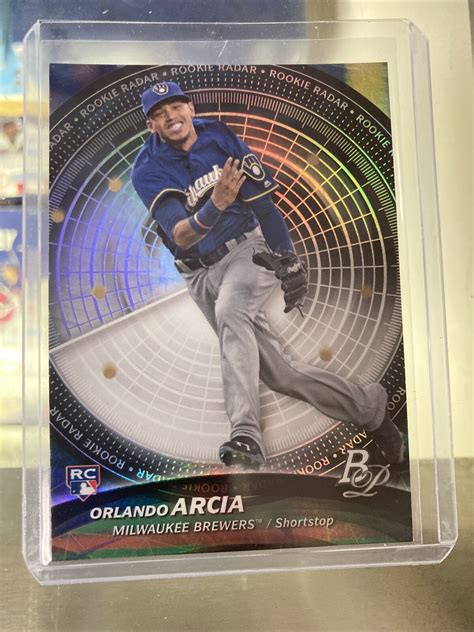 Bowman Platinum Rookie Radar Orlando Arcia Rr Oa Rookie Rc Ebay