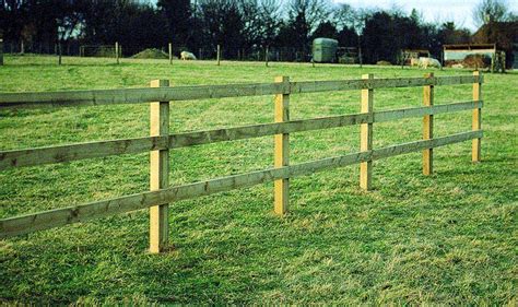 Nailed Square Post And Rail Fencing Jacksons Fencing