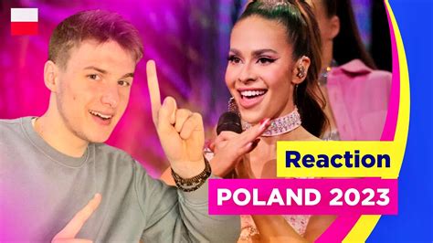 Reaction To Poland At Eurovision Blanka Solo Youtube