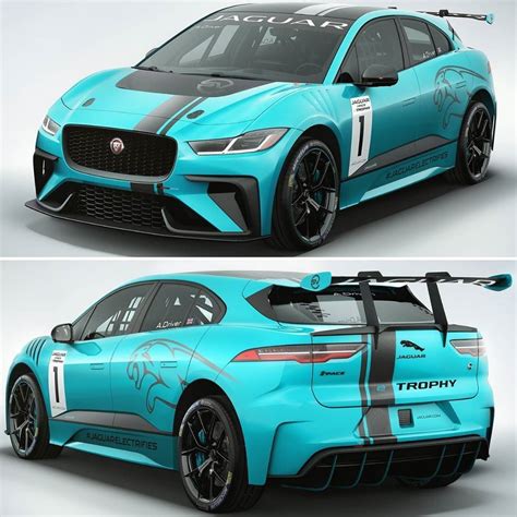 Jaguar I Pace Etrophy Racecar 2018 Marca Lança A Primeira Série De Corridas Do Mundo De Veículos