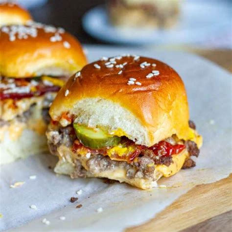 Bacon Cheeseburger Sliders Recipe Home Made Interest