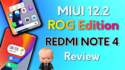 MIUI 12 2 ROG Edition REDMI NOTE 4 AbhiX ROG Edition 20 10 22 Review