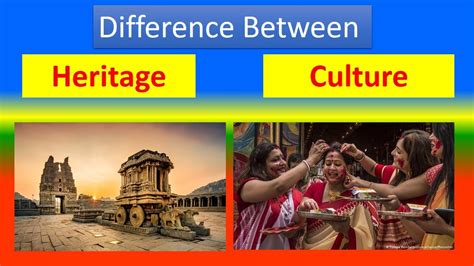 Difference Between Heritage And Culture Youtube