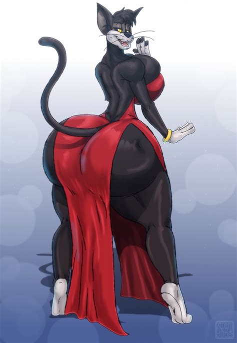 Rule 34 1girls 2d Anthro Ass Big Breasts Big Butt Black Body Black Fur Black Nose Breasts