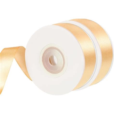 2 Rouleaux Ruban Doré 20Mm X 22M Ruban Satin Dore Ruban De Satin