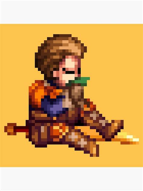 Delita Hyral Win Final Fantasy Tactics Pixel Art Poster For Sale By