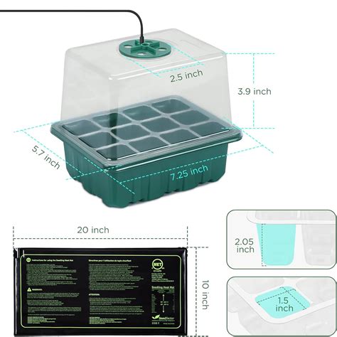 Seedfactor Kit De Inicio De Semillas Con Luz De Crecimiento Celdas