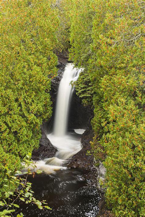 Cascade River Waterfall 10 Photograph by John Brueske - Fine Art America