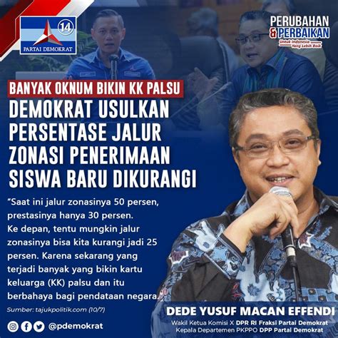 Partai Demokrat On Twitter Banyak Oknum Bikin KK Palsu Demokrat