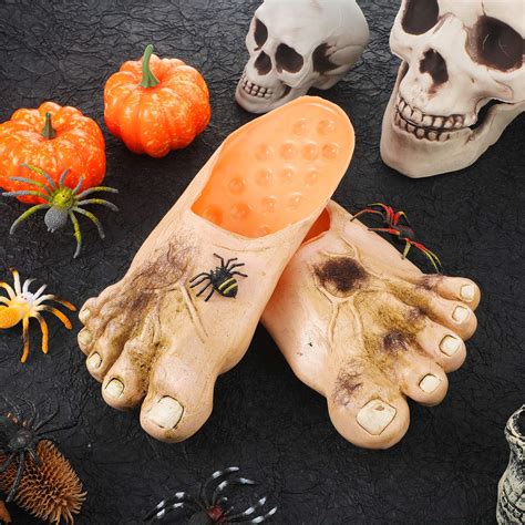 Buy Giant Bare Feet Big Hairy Feet Halloween Cosplay Giant Feet Bigfoot