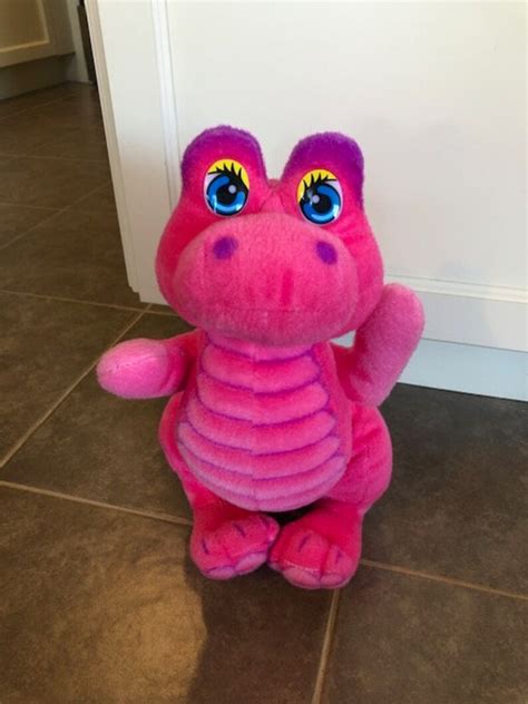 Vintage Pink And Purple Dinosaur Plush Toy Fairy Kei Fancy Toy | Etsy