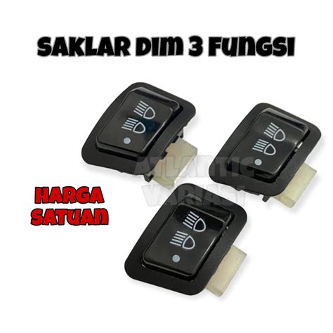 Jual SAKLAR DIM 3 FUNGSI ON OFF JAUH DEKAT HARGA SATUAN TOMBOL SAKLAR