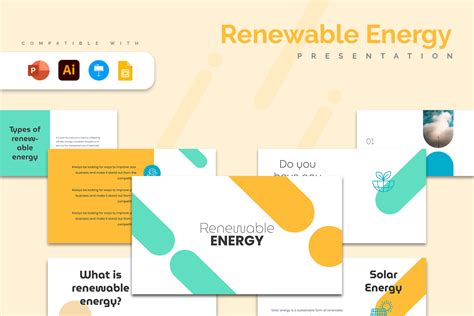 Renewable Energy Template Presentation Templates ~ Creative Market