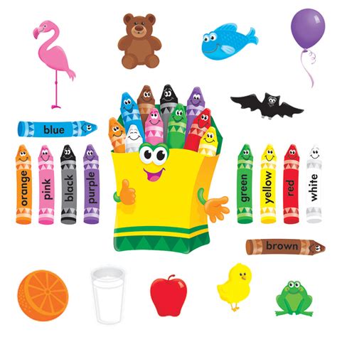 Colourful Crayons Bulletin Board Set Classroom Essentials Scholastic Canada