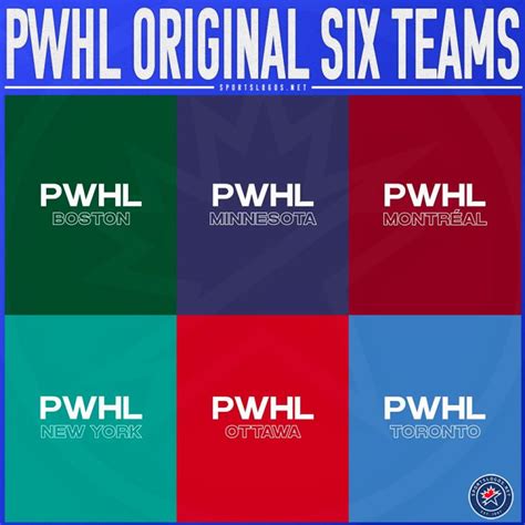 PWHL Original Six Clubs Tease Team Colours – SportsLogos.Net News