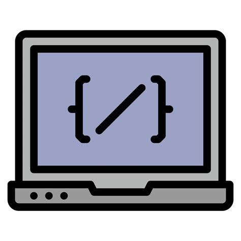 program icon line vector illustration . education . technology 13706753 ...