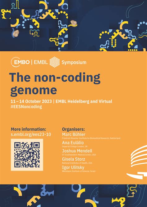 EMBO EMBL Symposium The Non Coding Genome IUBMB ORG