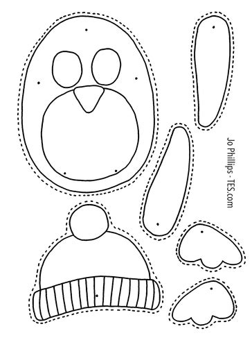 Christmas Colour Cut Pin And Play 6 Designs Precoloured And Blank