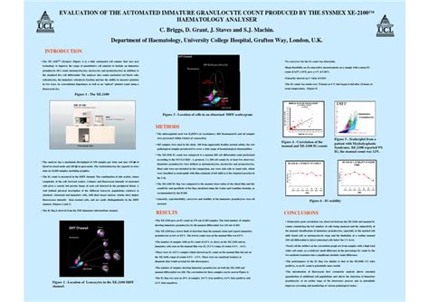 011 Evaluation of the Automated Immature Granulocyte Count | Clinical ...