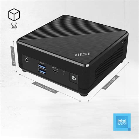 MSI Cubi N ADL Fanless Ultrasmall NUC MINI PC Barebone PC Intel