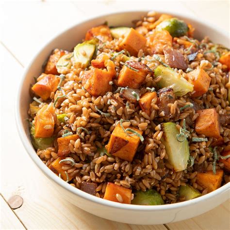 Nugget Markets Farro With Roasted Winter Veggies Recipe