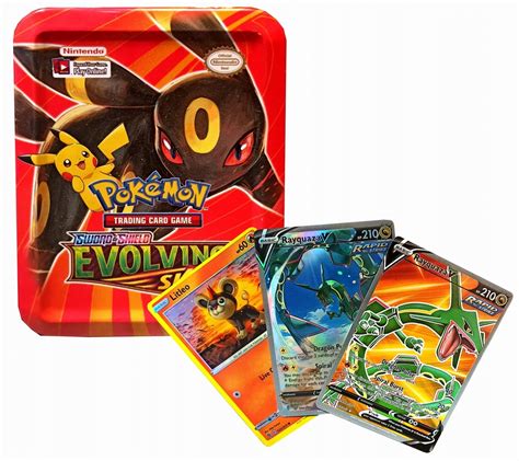 Karty Pokemon Box Puszka Metalowa Box Karty