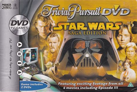 Trivial Pursuit Dvd Star Wars Saga Edition For Dvd Player