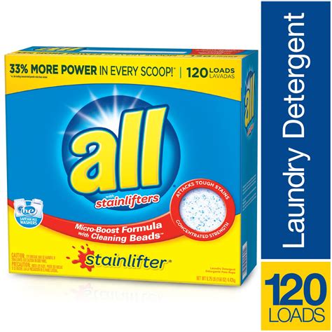 All Stainlifter Powder Laundry Detergent 156 Ounce 120 Loads