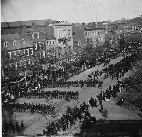 President Lincolns Funeral Procession On Pennsylvania Ave Encyclopedia Virginia