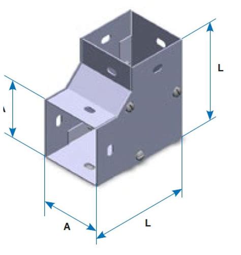 Indelek Codo 90 Grados Para Ducto Embisagrado 6X6