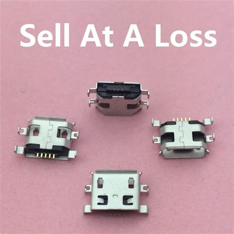 10pcslot Micro Usb 5pin B Type Female Connector G15 For Mobile Phone Micro Usb Jack Connector 5