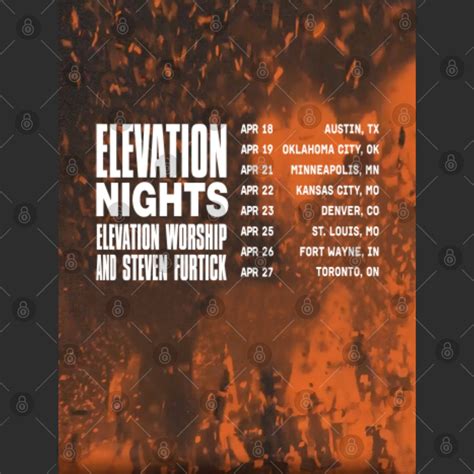 Elevation Worship Tour 2023 Tee, Elevation Worship World Tour 2023 Shirt