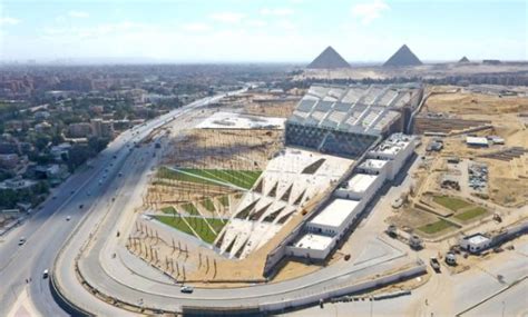 Kilometer Walkway To Connect The Great Pyramids To The Grand Egyptian