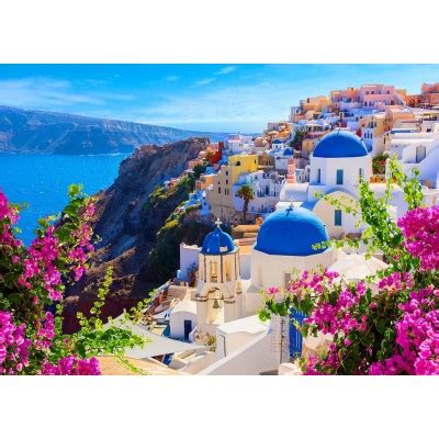 Puzzle Santorini Enjoy Puzzle Teile Puzzle Traumstr Nde Und