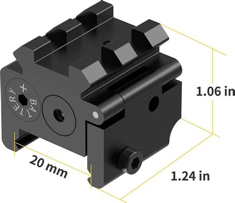 Feyachi PL 19 Red Green Laser Sight Waterproof Low Profile Pistol