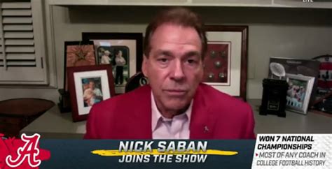 Fans Disgusted With Nick Saban After He Shamelessly Called For Alabama