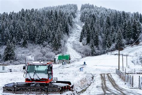 Ski Lift In Richka Ukraine On January Editorial Stock Image