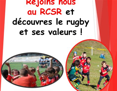 Licences Gratuites Pour Ecole De Rugby Rcsr Site Officiel Du Club