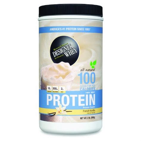 DESIGNER WHEY Protein Powder Supplement French Vanilla 2 Pound