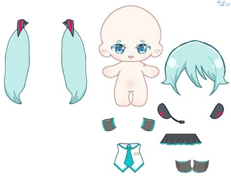 Miku Paper Doll Made By Me In 2024