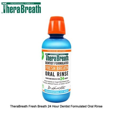 TheraBreath Fresh Breath 24 Hour Dentist Formulated Oral Rinse Mild