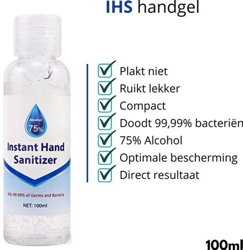 Handgel Desinfecterende Ml Compact Alcohol Desinfectie